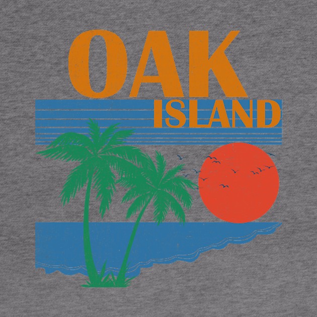 Oak Island \\ Retro Vintage Design by KianOlsen Art